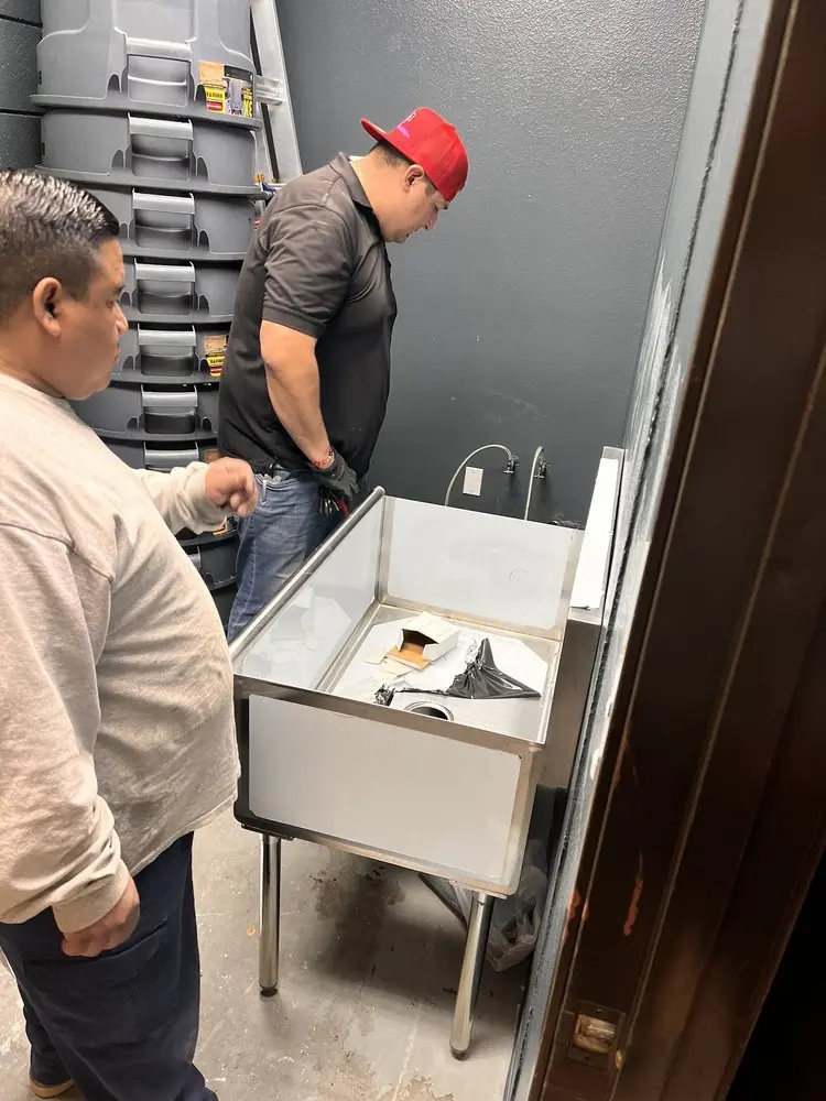 Commercial plumbing and sink installation in Weirton